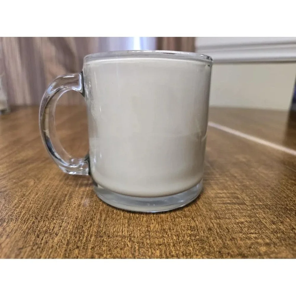 Handmade Grapefruit Scented Candle in Glass Mug with Pewter Longhair Cat C49